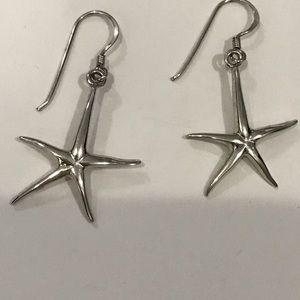 925 sterling silver star earrings